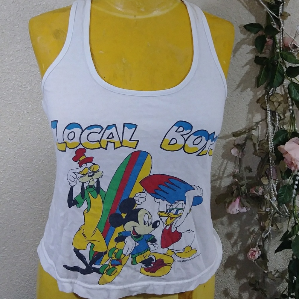 VTG LVM Sleepwear Disney Local Boys Racer Back Tee